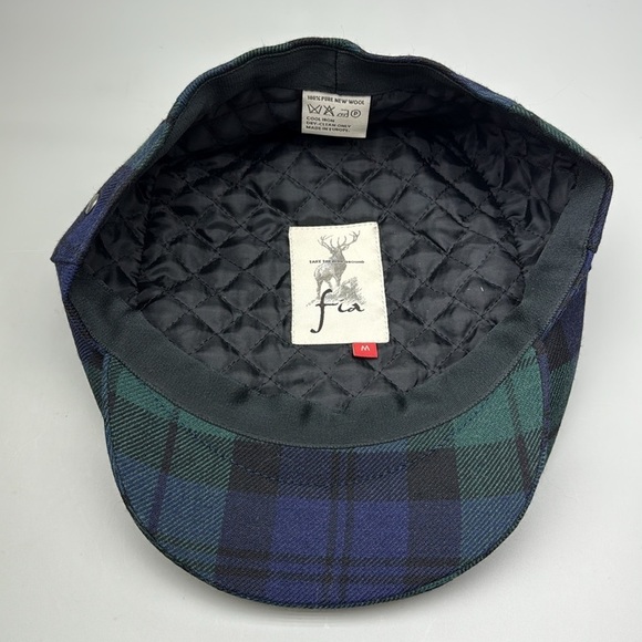 Fia Black Watch Plaid Flat Cap - Picture 6 of 9